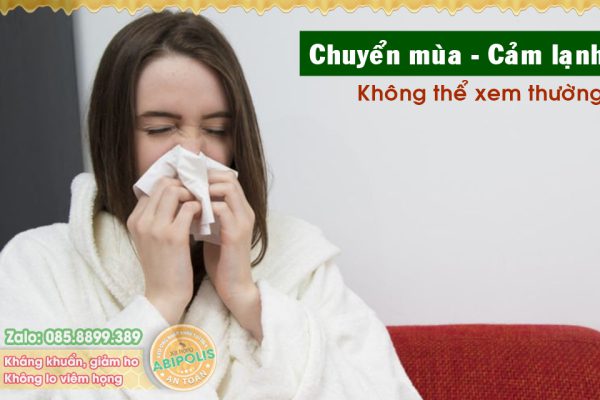 Chuyển mùa, cần đề phòng cảm lạnh diễn biến xấu