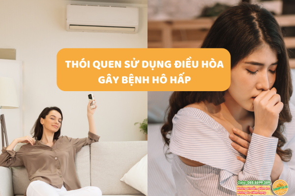 Thói quen dùng điều hòa có thể gây bệnh hô hấp