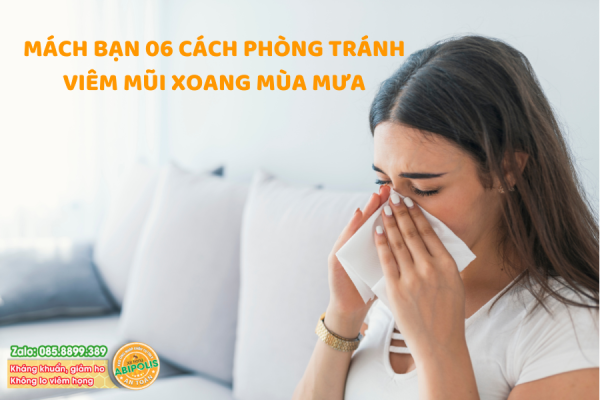 MÁCH BẠN CÁC CÁCH PHÒNG VIÊM MŨI XOANG MÙA MƯA