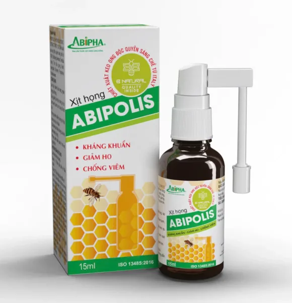 XỊT HỌNG ABIPOLIS – CHAI 15ML